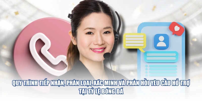 Quy trình tiếp nhận, phân loại, xác minh và phản hồi yêu cầu hỗ trợ tại Tỷ Lệ Bóng Đá